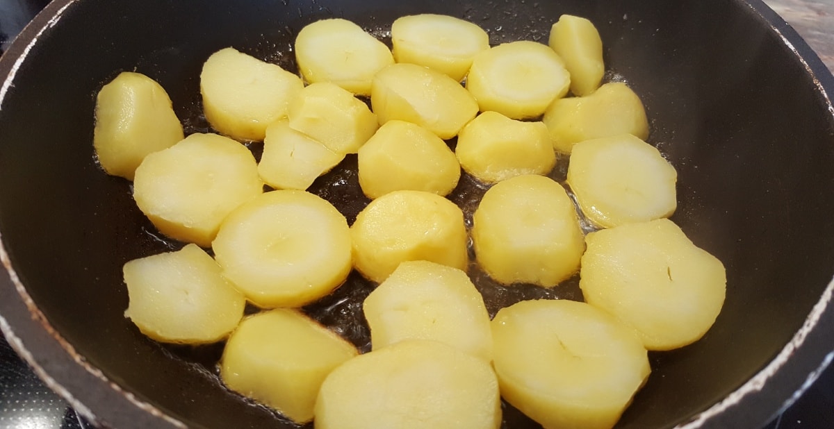 Frittata aus Kartoffeln und Rosmarin