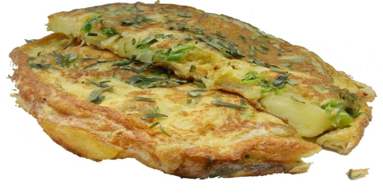 Italienische Frittata mit frischem Rosmarin - ein schnelles Abendessen