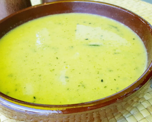 Rezept für eine schnelle Zucchinisuppe