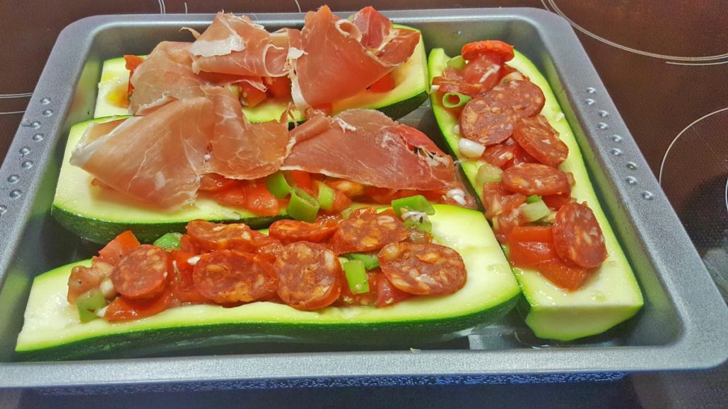 gefüllte Zucchini - einfaches Rezept