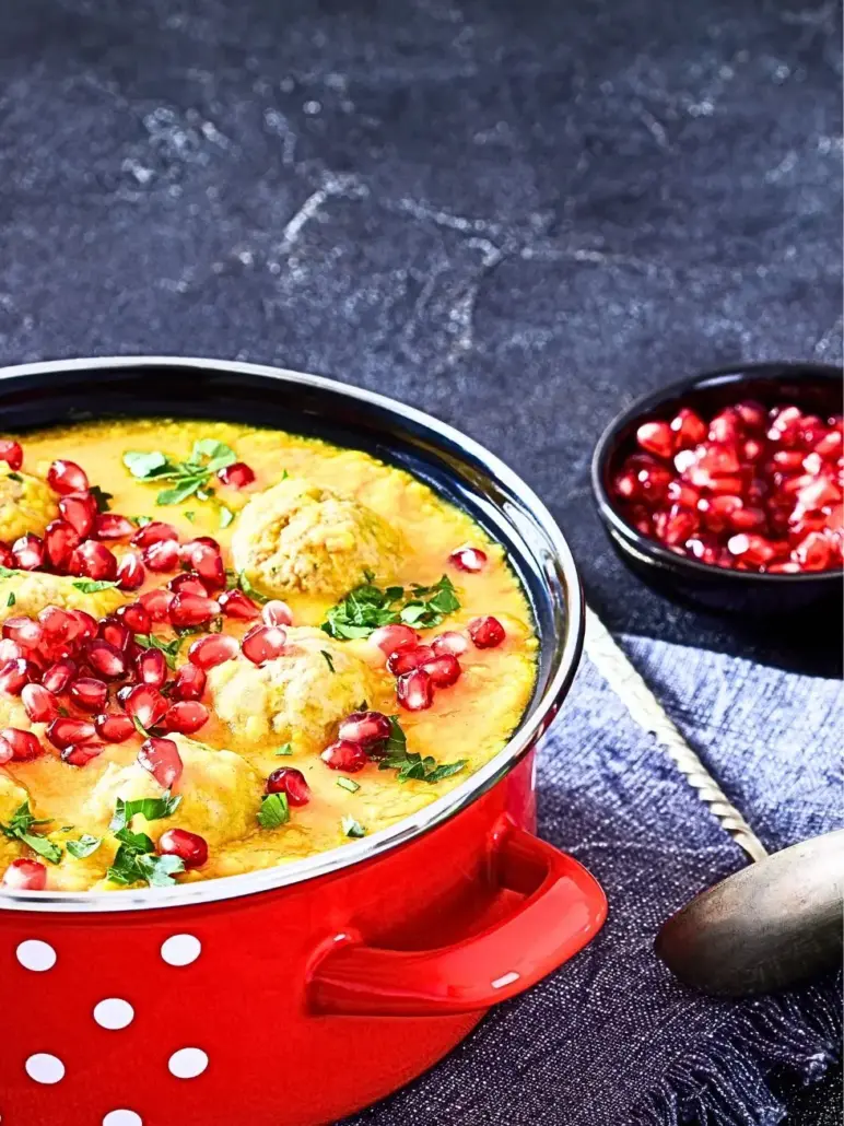 Ash-e Anar, Persian Split Pea and Pomegranate Soup