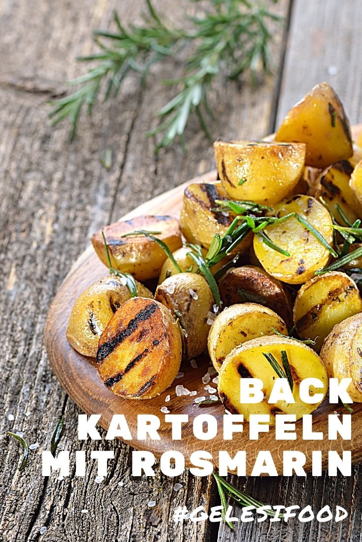 Backkartoffeln mit Rosmarin - ein gesundes basisches Beilagenrezept