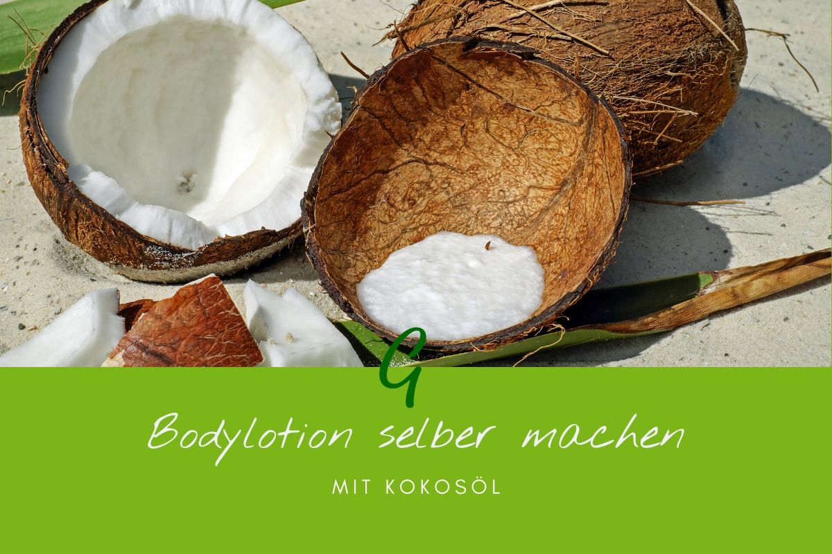 Bodylotion DIY mit ätherischen Ölen und Kokosöl