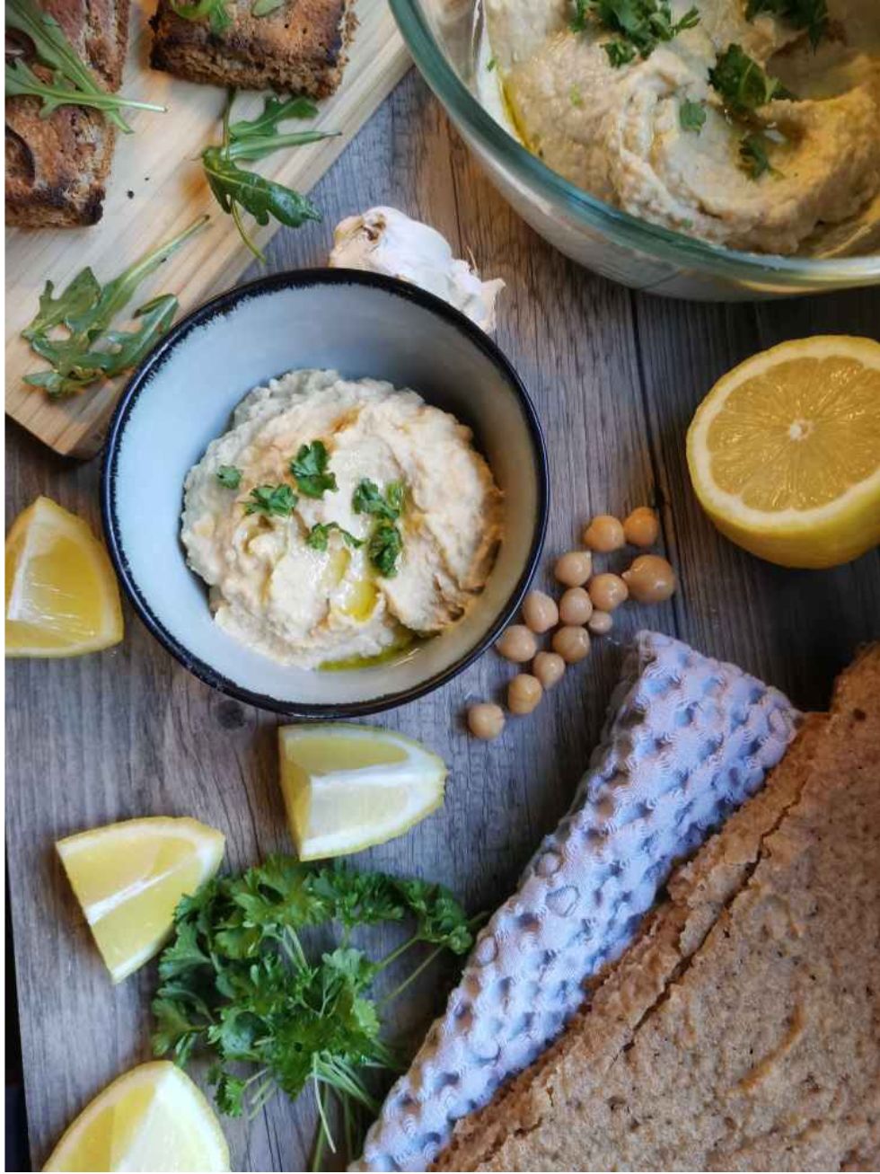 Dinkel-Mandel-Fladenbrot