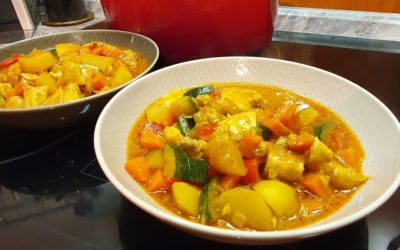 Gelbes Fisch Curry