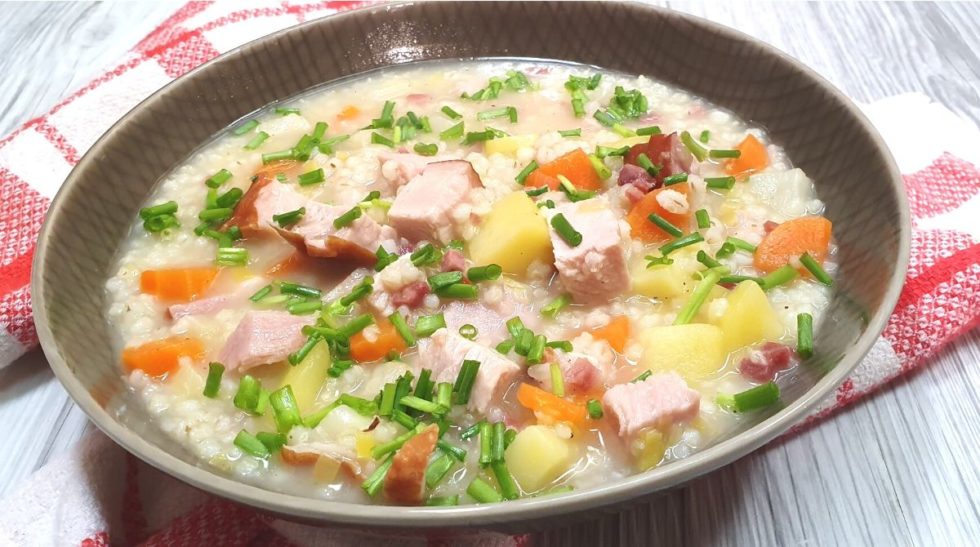 Gerstensuppe Merander Art - einfaches Rezept für einen deftiger Eintopf