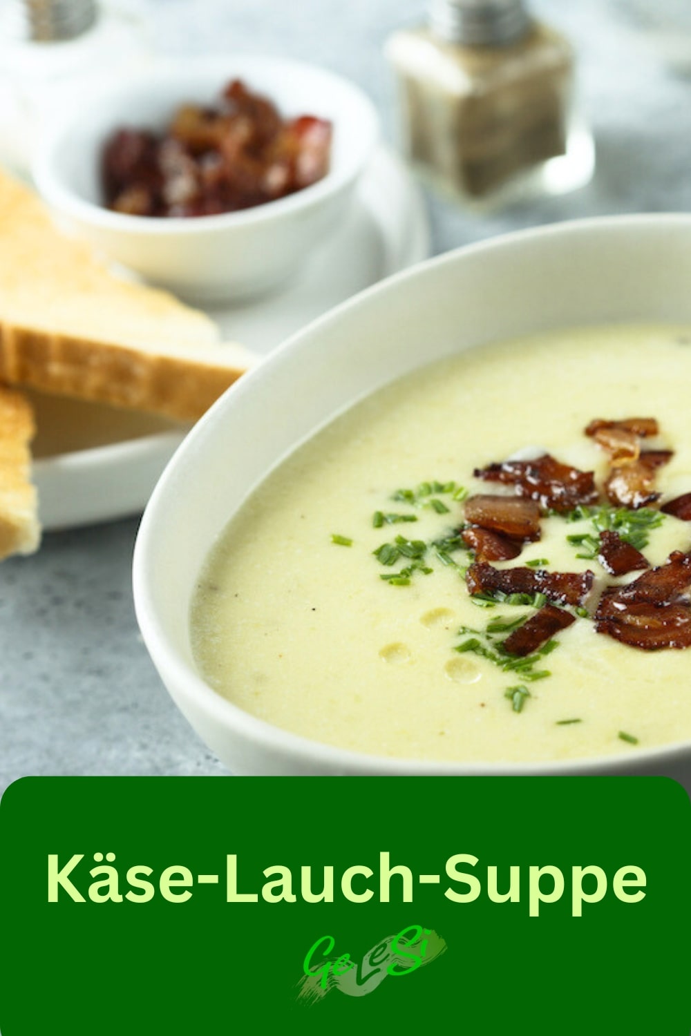 Käse Lauch Suppe: einfaches und schnelles Rezept
