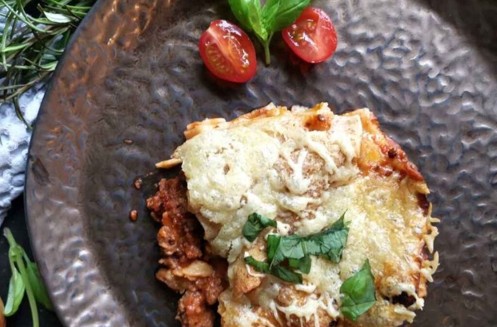 Lasagne mit Bolognese als Karla