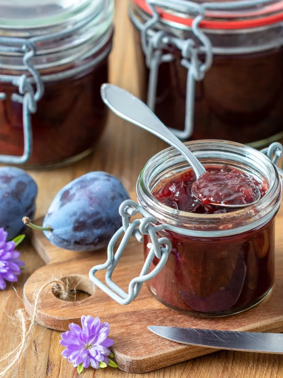 Rezept für Pflaumemus ohne Zucker