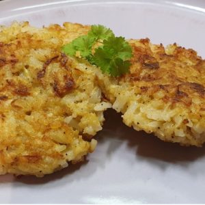 Frikadellen aus Sellerie und Reis - einfaches Rezept