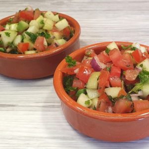 Rezept für Sommersalat mit Petersilie und frischer Minze