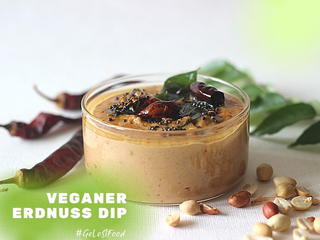 Erdnuss Dip - veganes Rezept für Grillgerichte